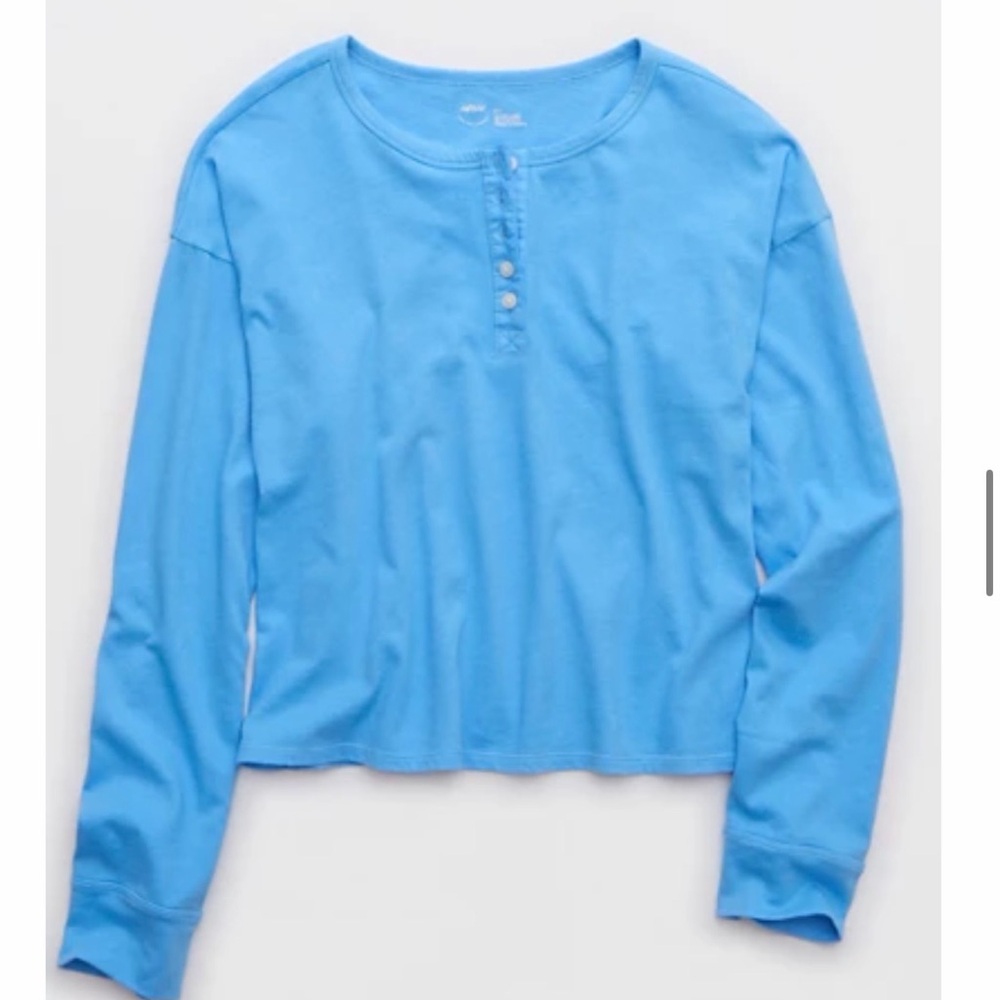 Aerie Cotton Mix Henley Set